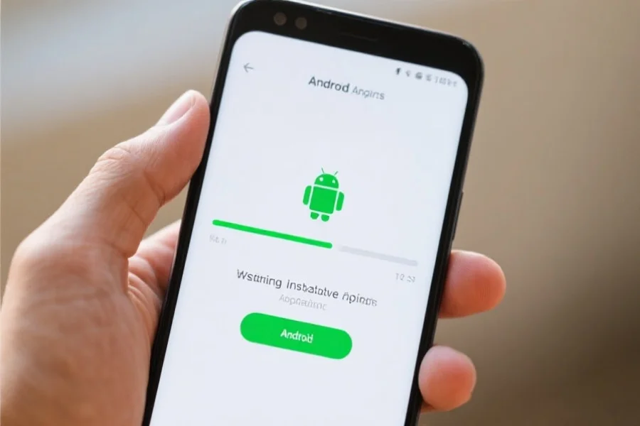 安卓手机正在安装益达App