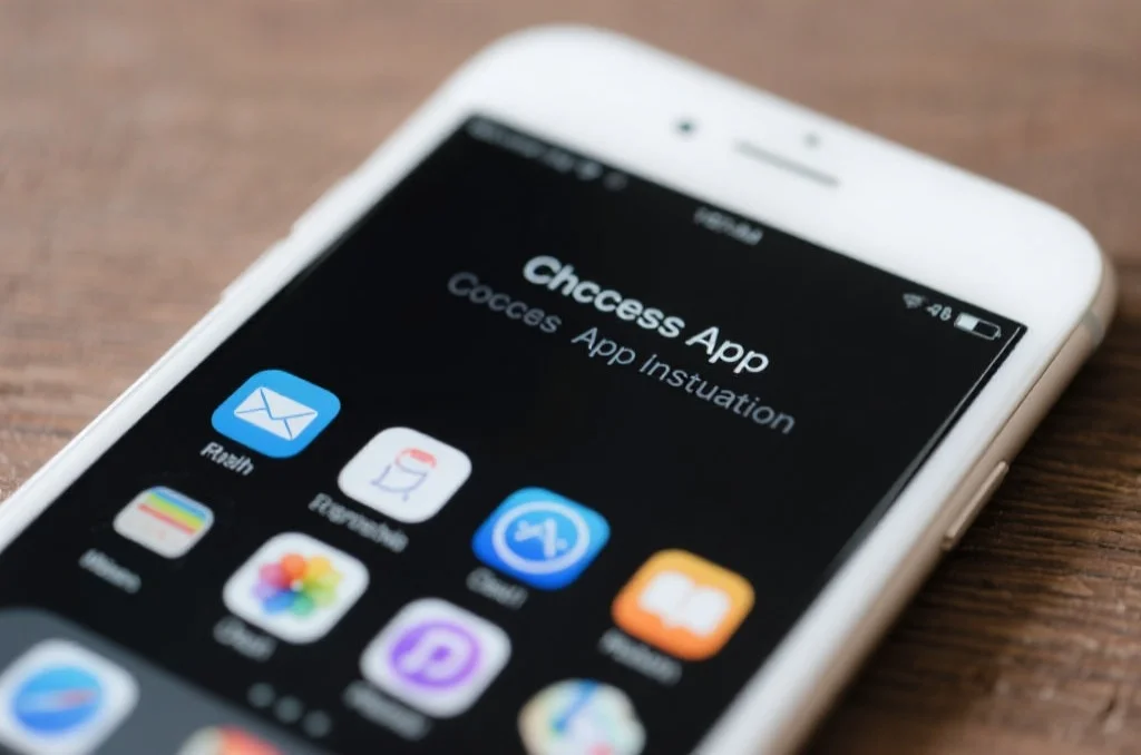 益达App成功安装并运行的智能手机界面